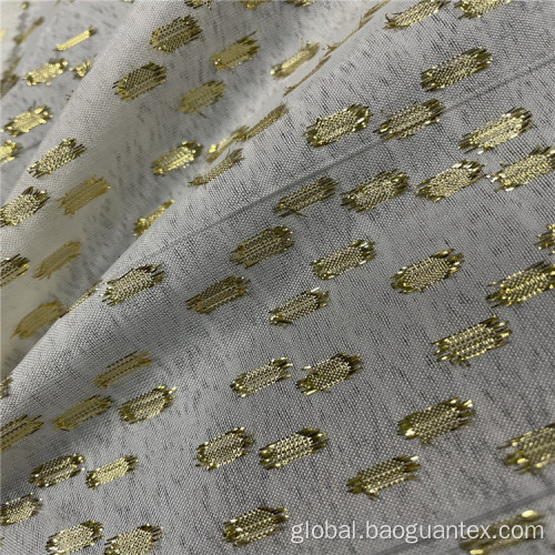 Practical Lurex Pure Polyester Jacquard Woven Textile